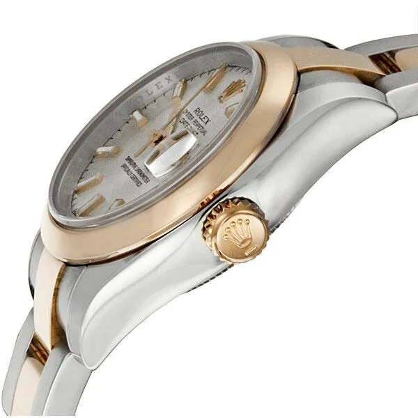 Rolex Lady Datejust 26 Silver Dial Stainless Steel and 18K Everose Gold Oyster Bracelet Automatic Watch 179161SSO