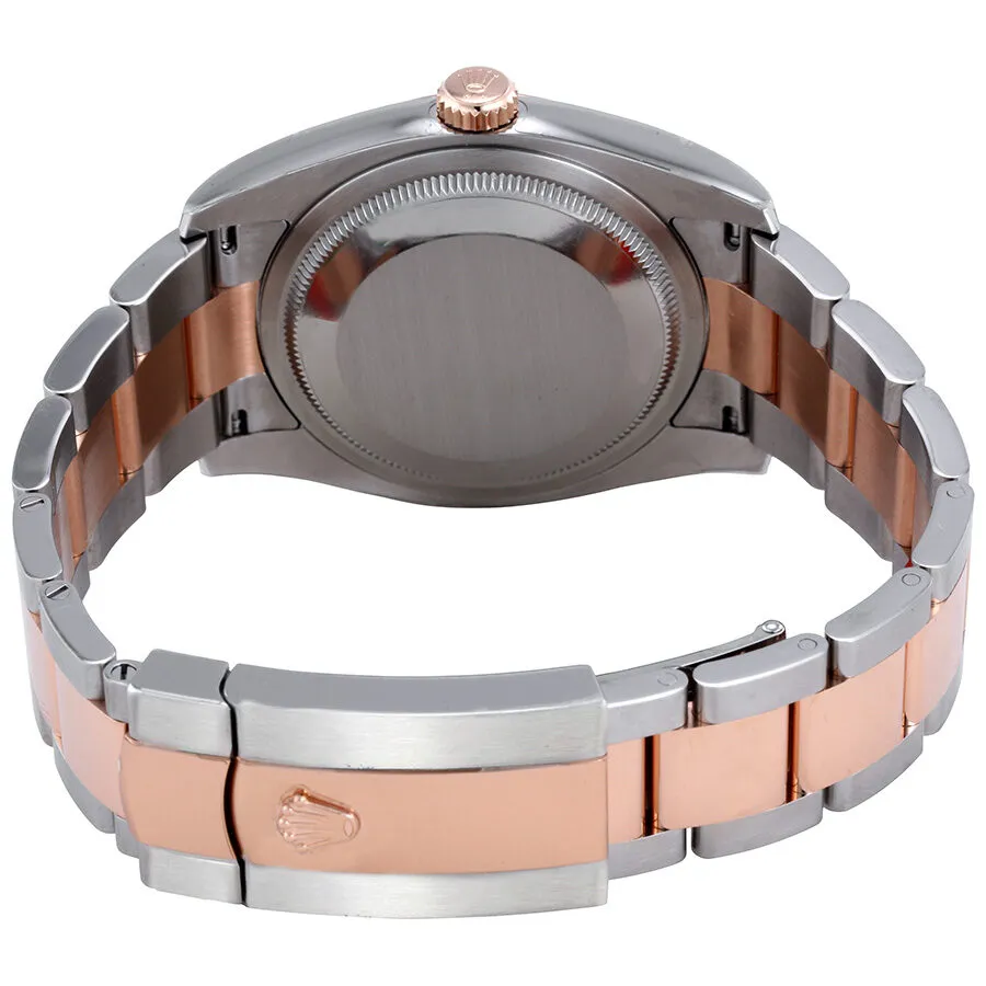 Rolex Oyster Perpetual Datejust 36 Black Dial Stainless Steel and 18K Everose Gold Bracelet Automatic Men's Watch 116201BKDO