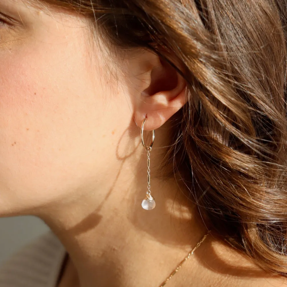 Rose Quartz Marisol Earrings