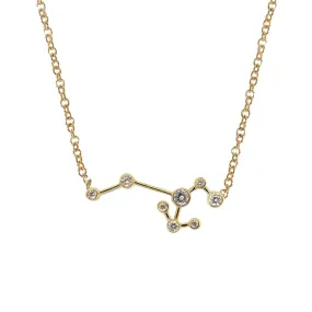 Sagittarius Zodiac Necklace | 1.80GMS .15CT