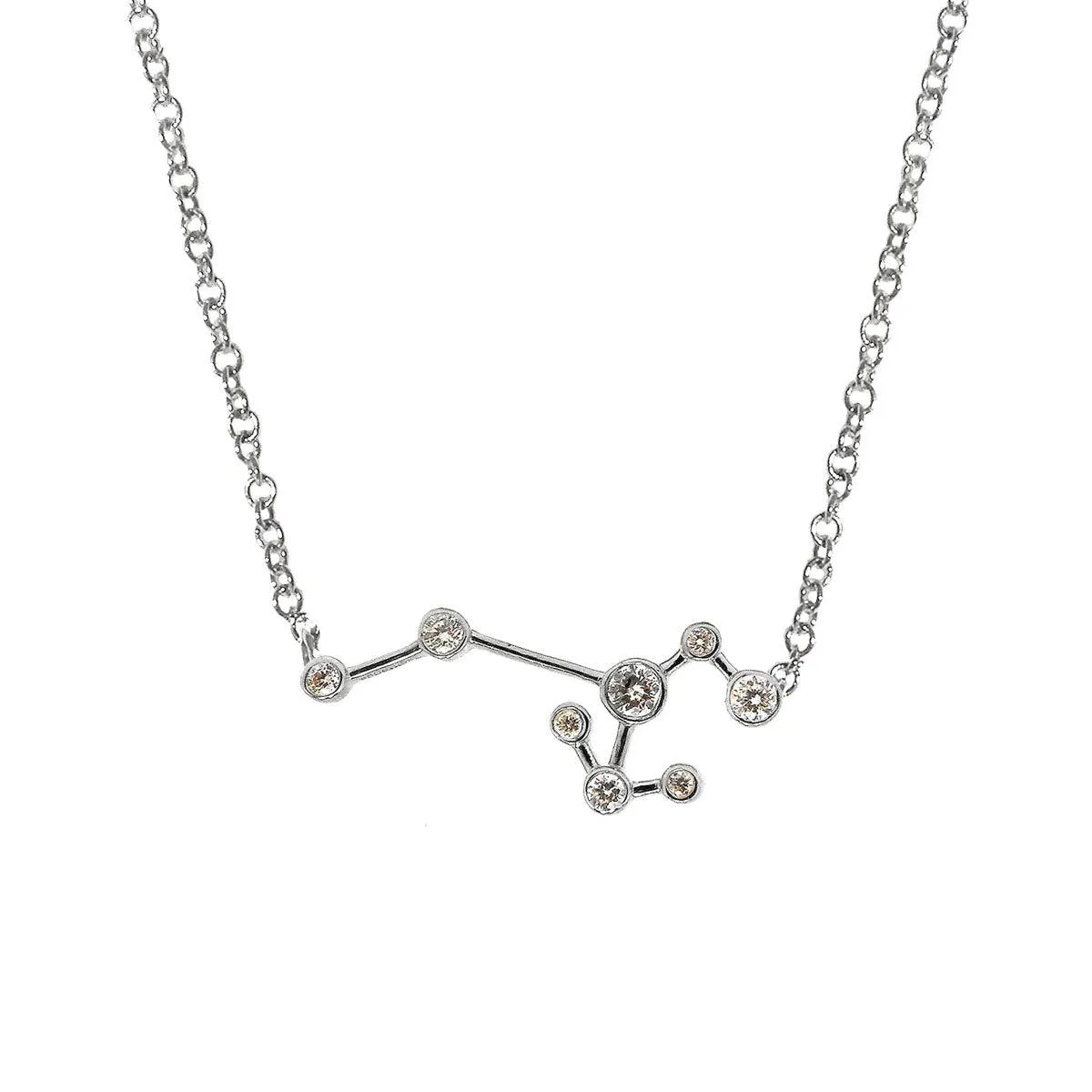 Sagittarius Zodiac Necklace | 1.80GMS .15CT