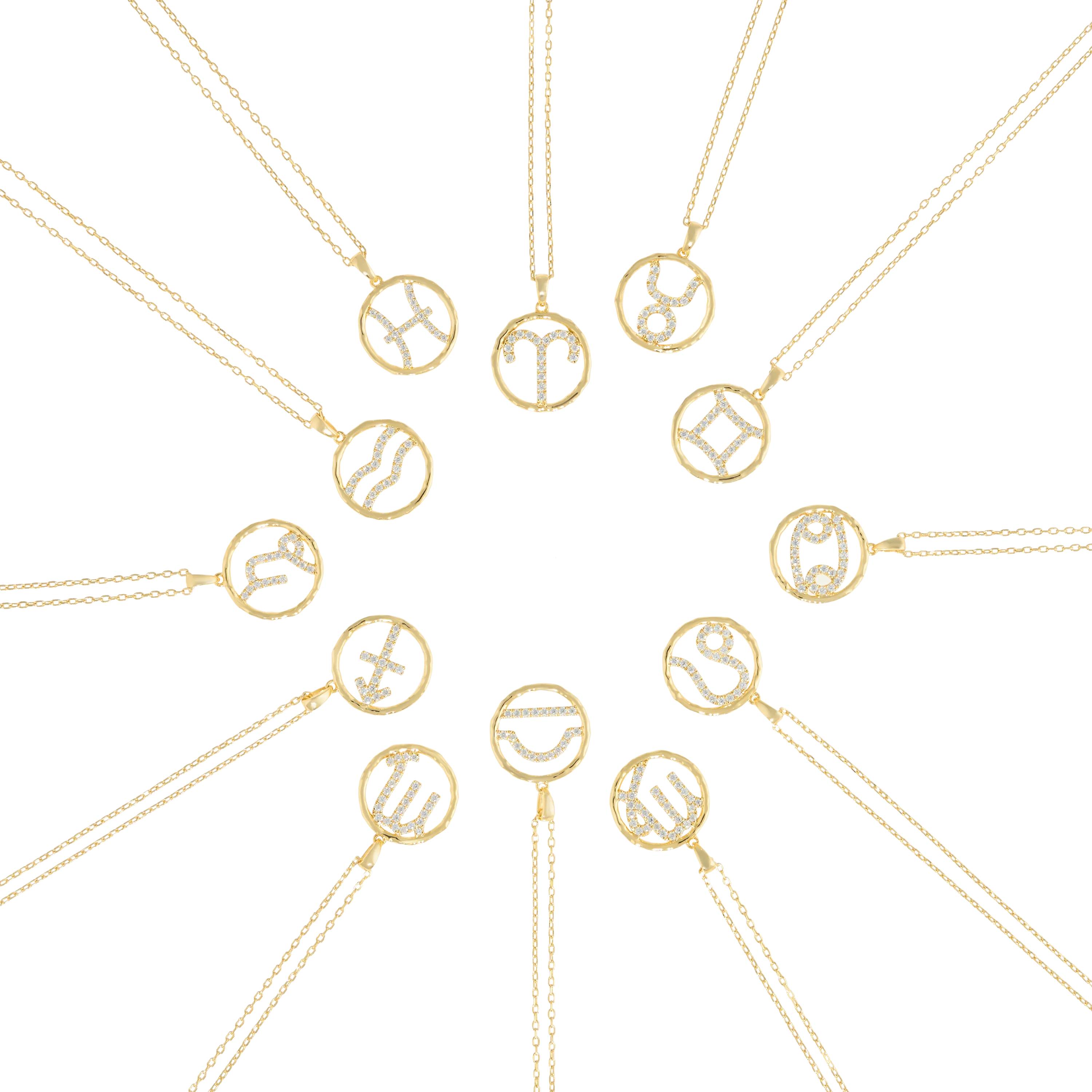 Scorpio medallion pendant necklace