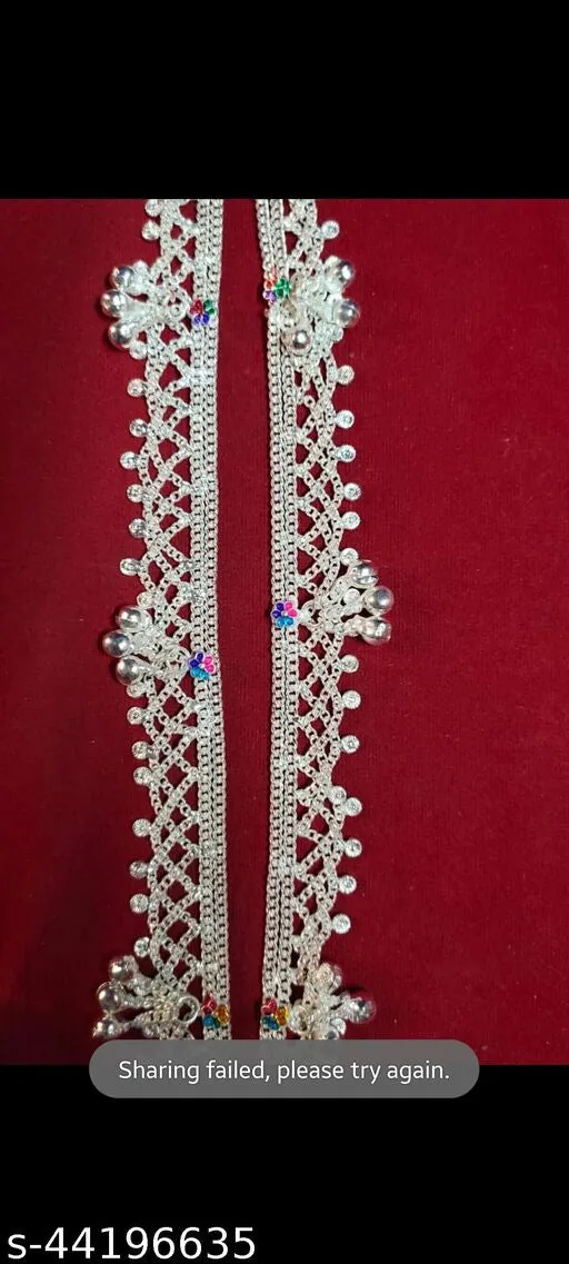 Shimmering Chunky Women Anklets & Toe Rings