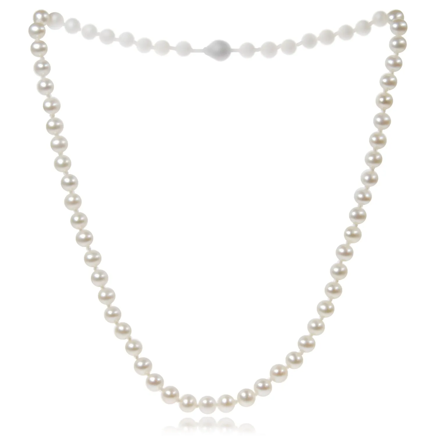 Single Strand Freshwater Pearl Large Necklace
