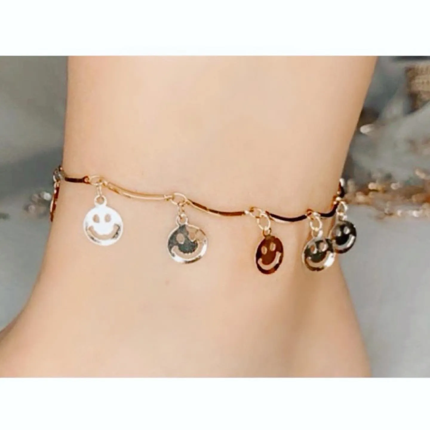 smileys anklets
