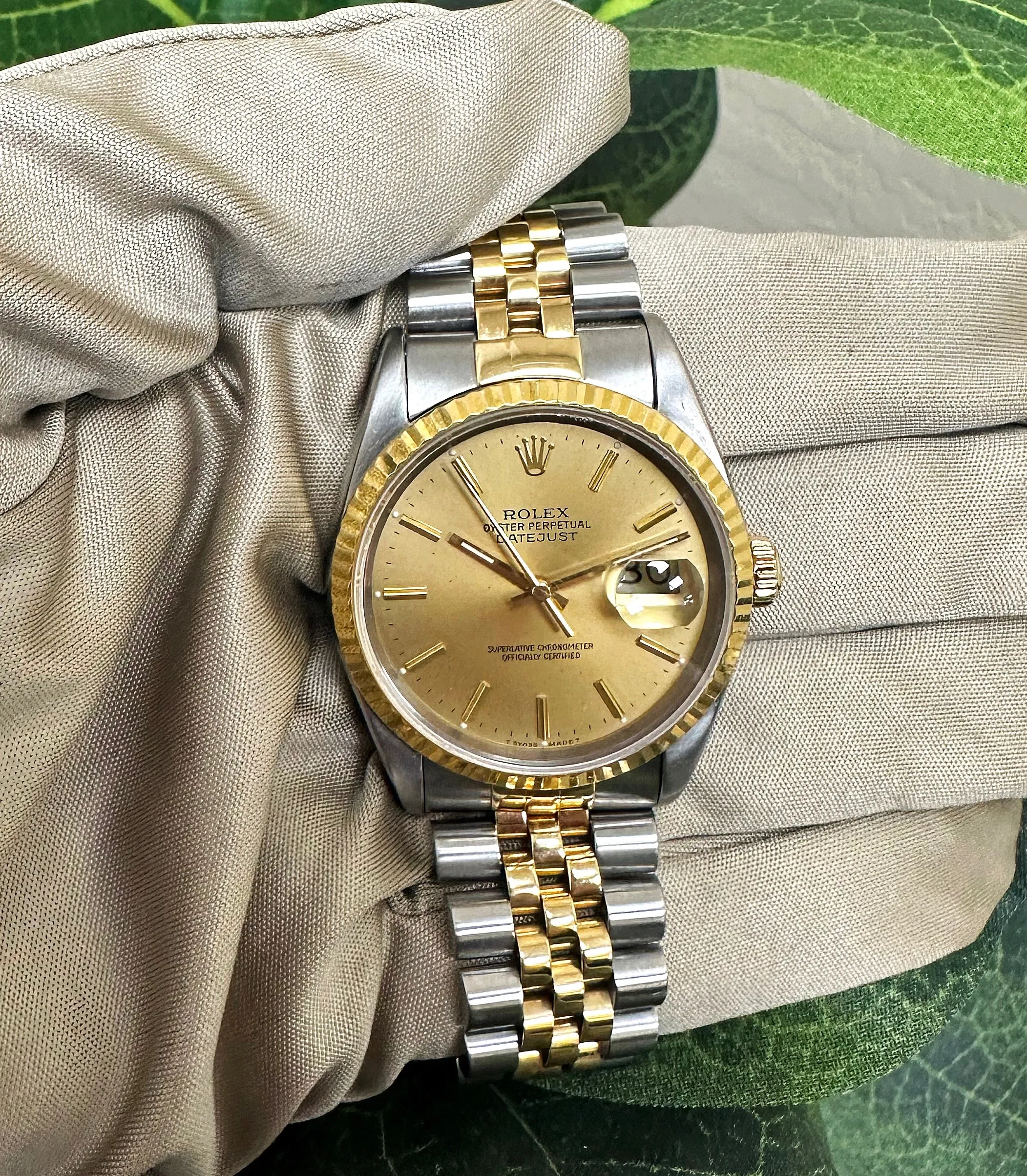 Sold! Rolex Datejust Two-tone 36mm 1991 Watch