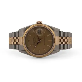 Sold! Rolex Datejust Two-tone 36mm 1991 Watch