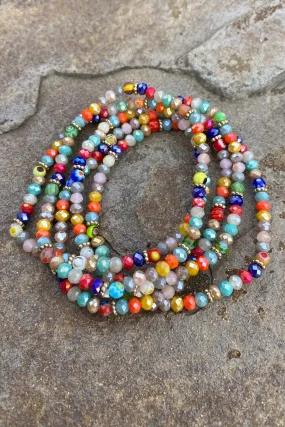 Stacked Small Beaded Bracelet Set