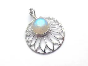 Sundisc with Moonstone Pendant