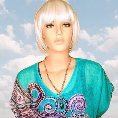 Thunder Crystal With Blue Or Silver Flash Necklace