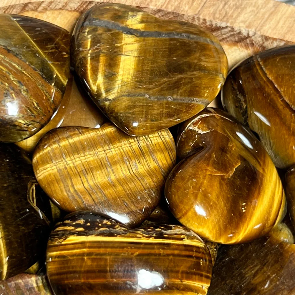 Tiger's Eye Heart