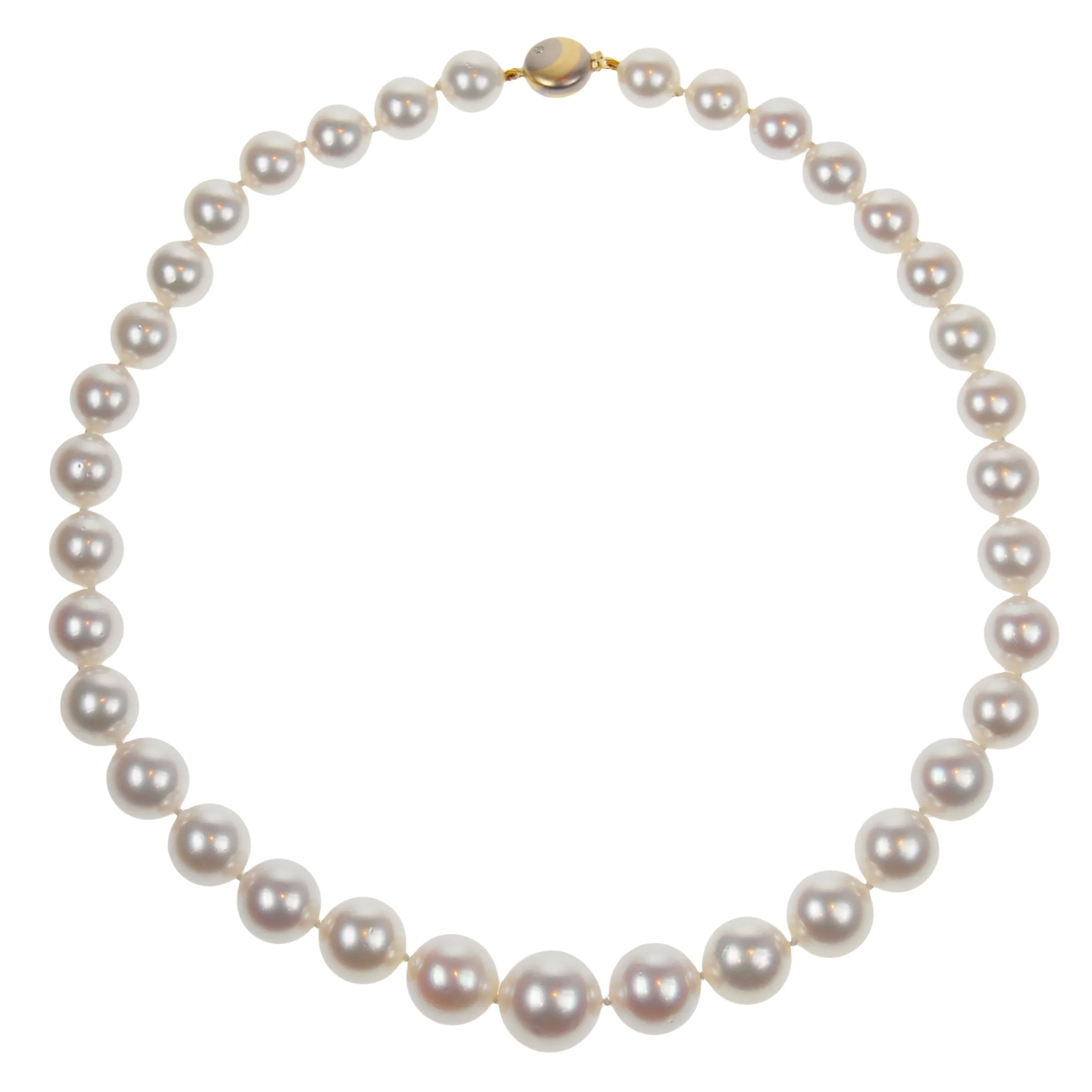 White-Gold South Sea Pearl Necklace (Made To Order)