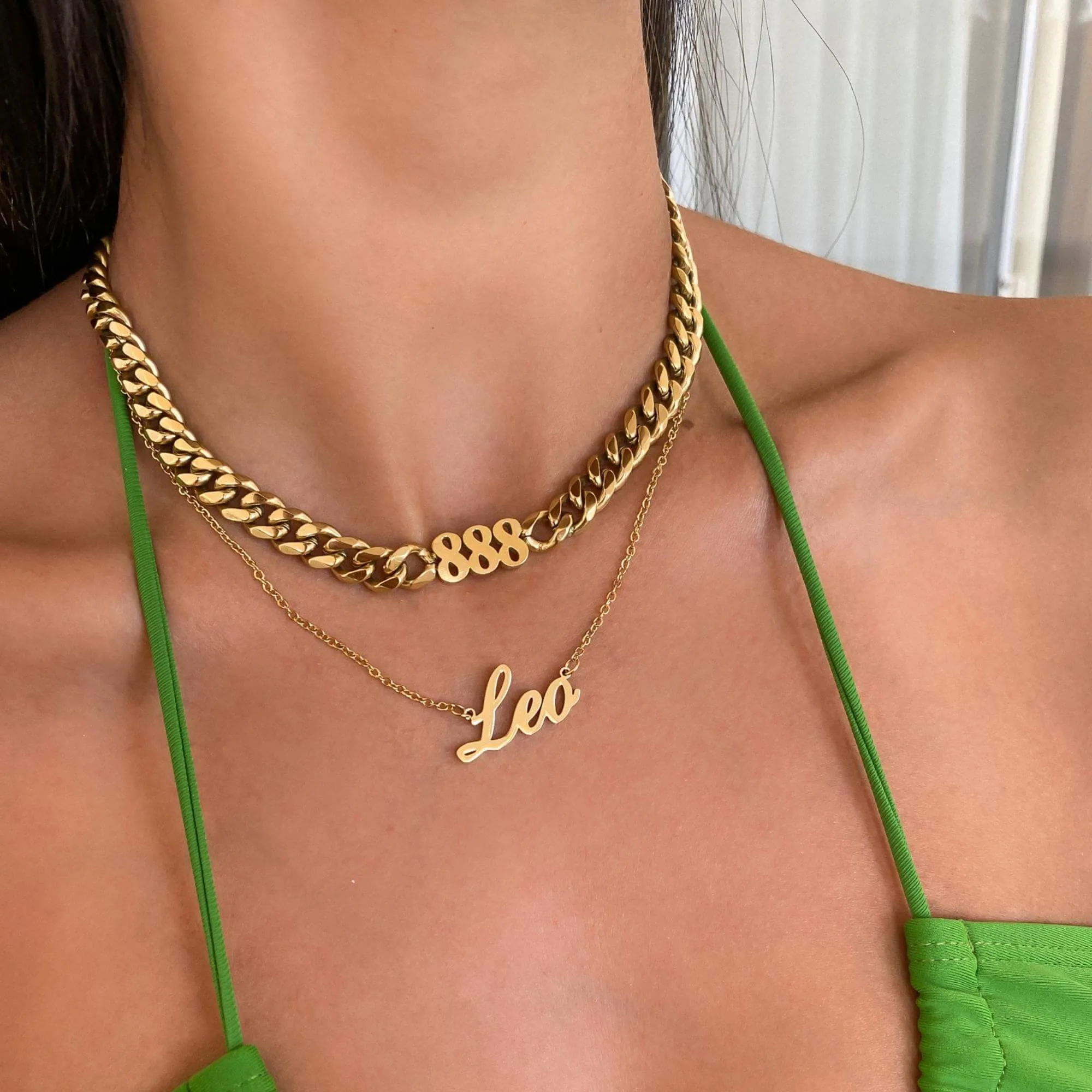 Zodiac Name Necklace
